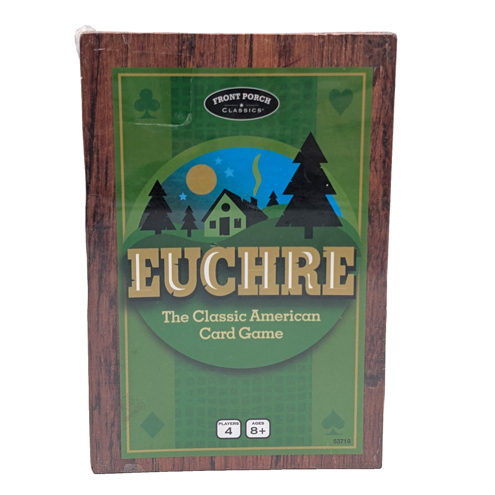 Euchre The Classic American Card Game Front Porch Classics Travel Set New Sealed